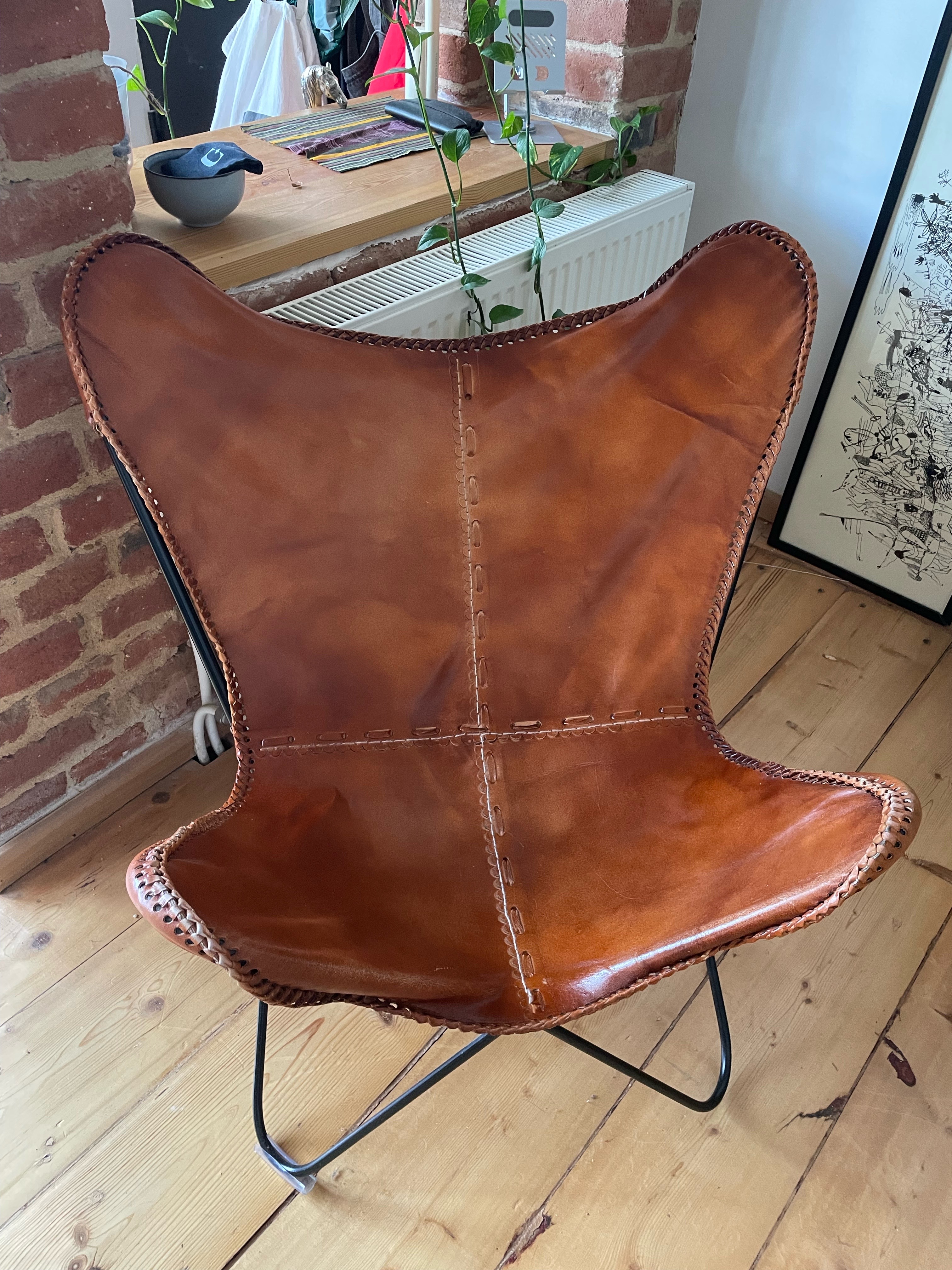 Leather Butterfly Chair