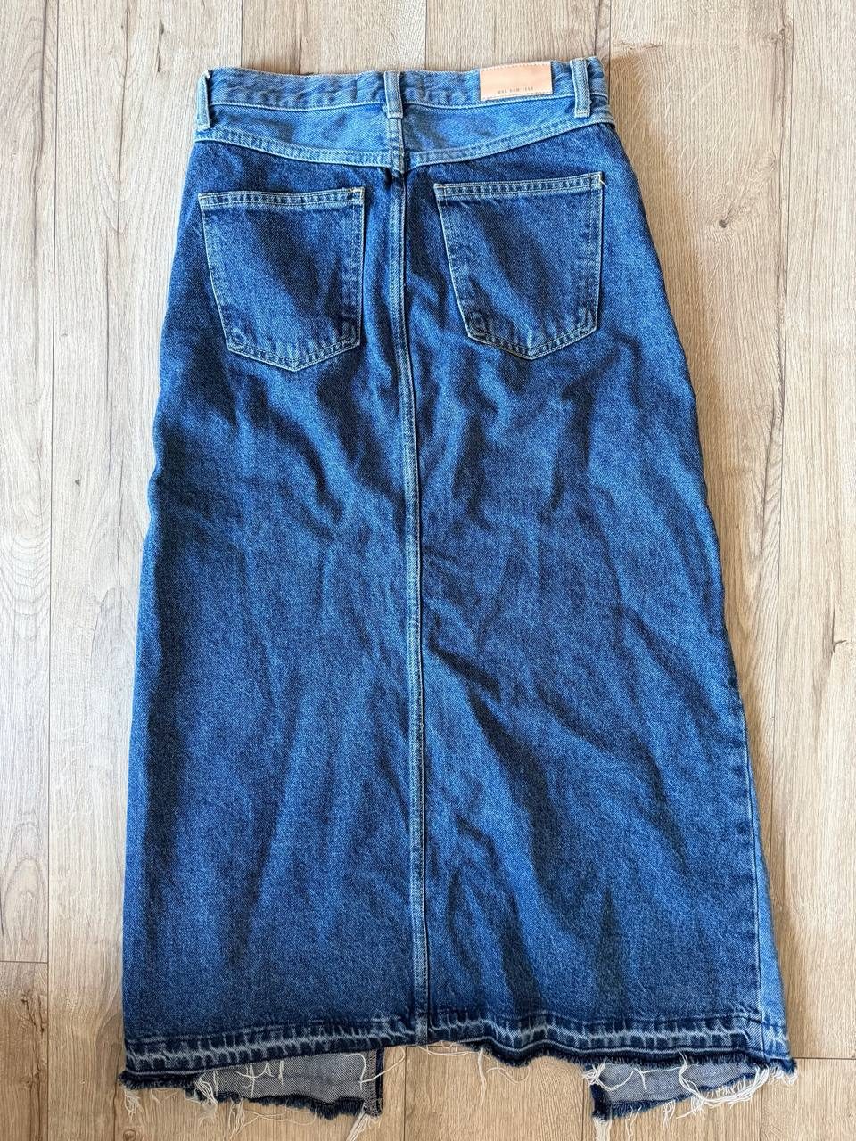 Mango джинсовая юбка макси XS/S
