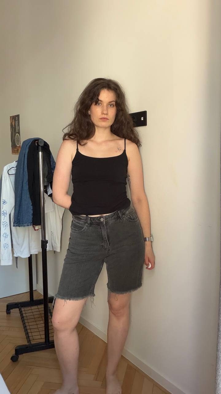 Monki джинсовые шорты