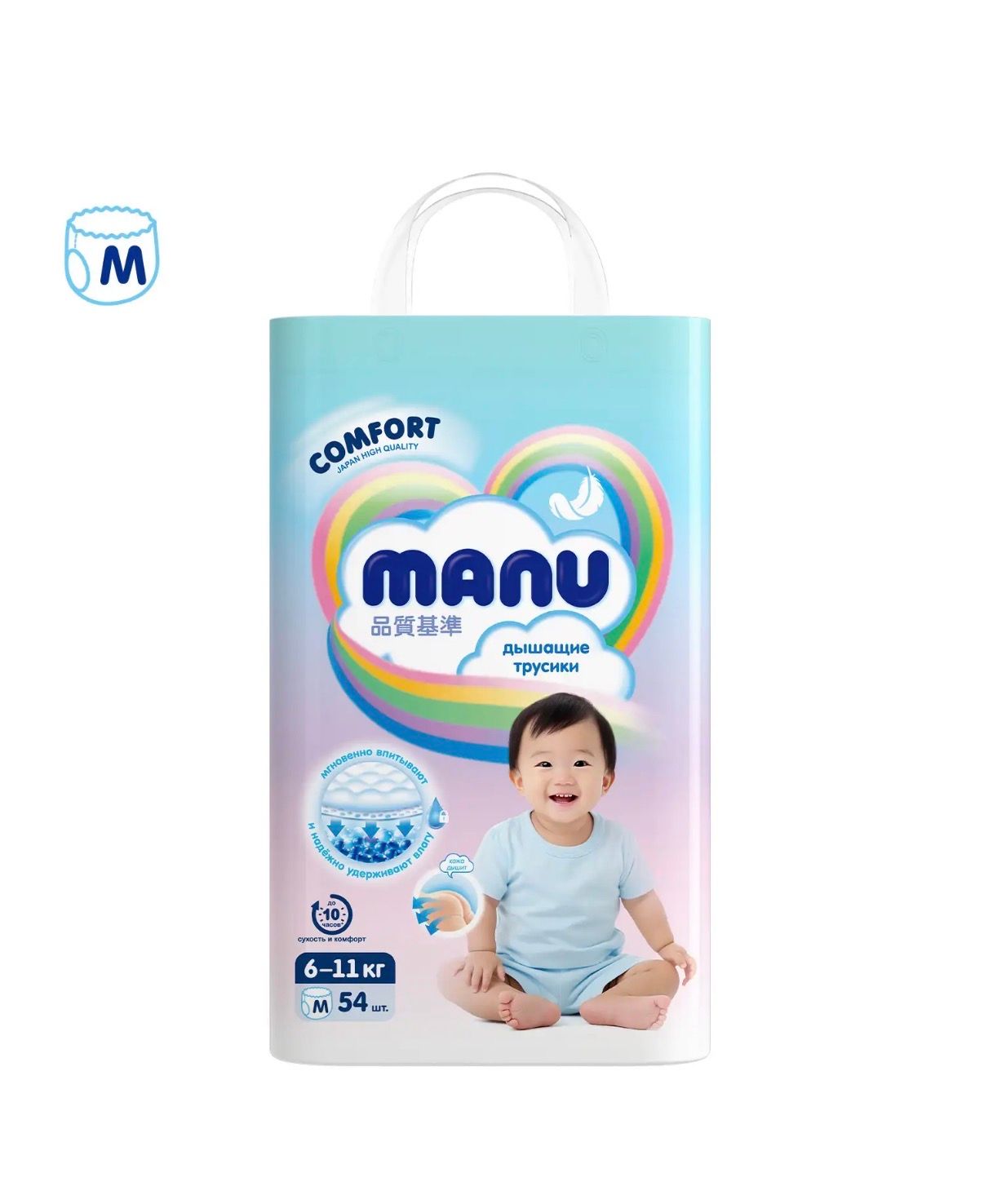 Трусики Ману размер 3М