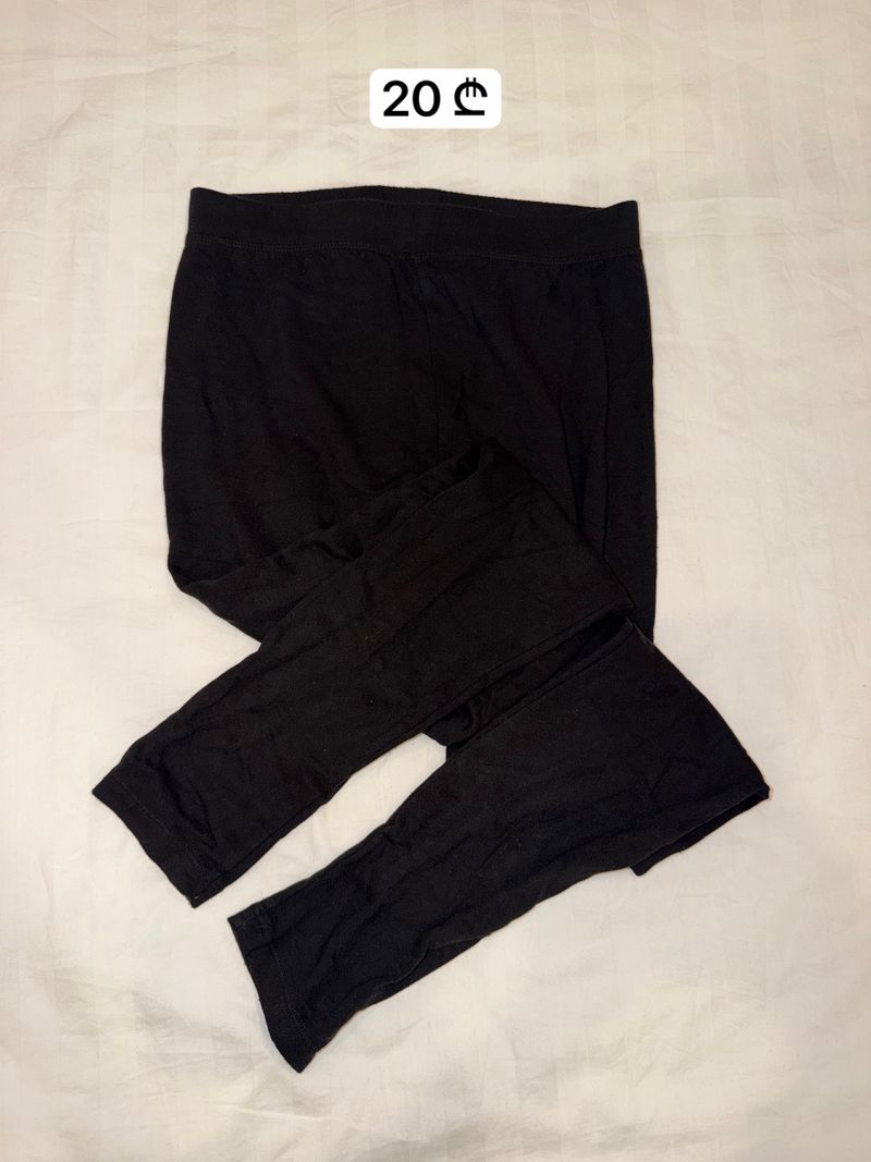 Black Full-Length Leggings
