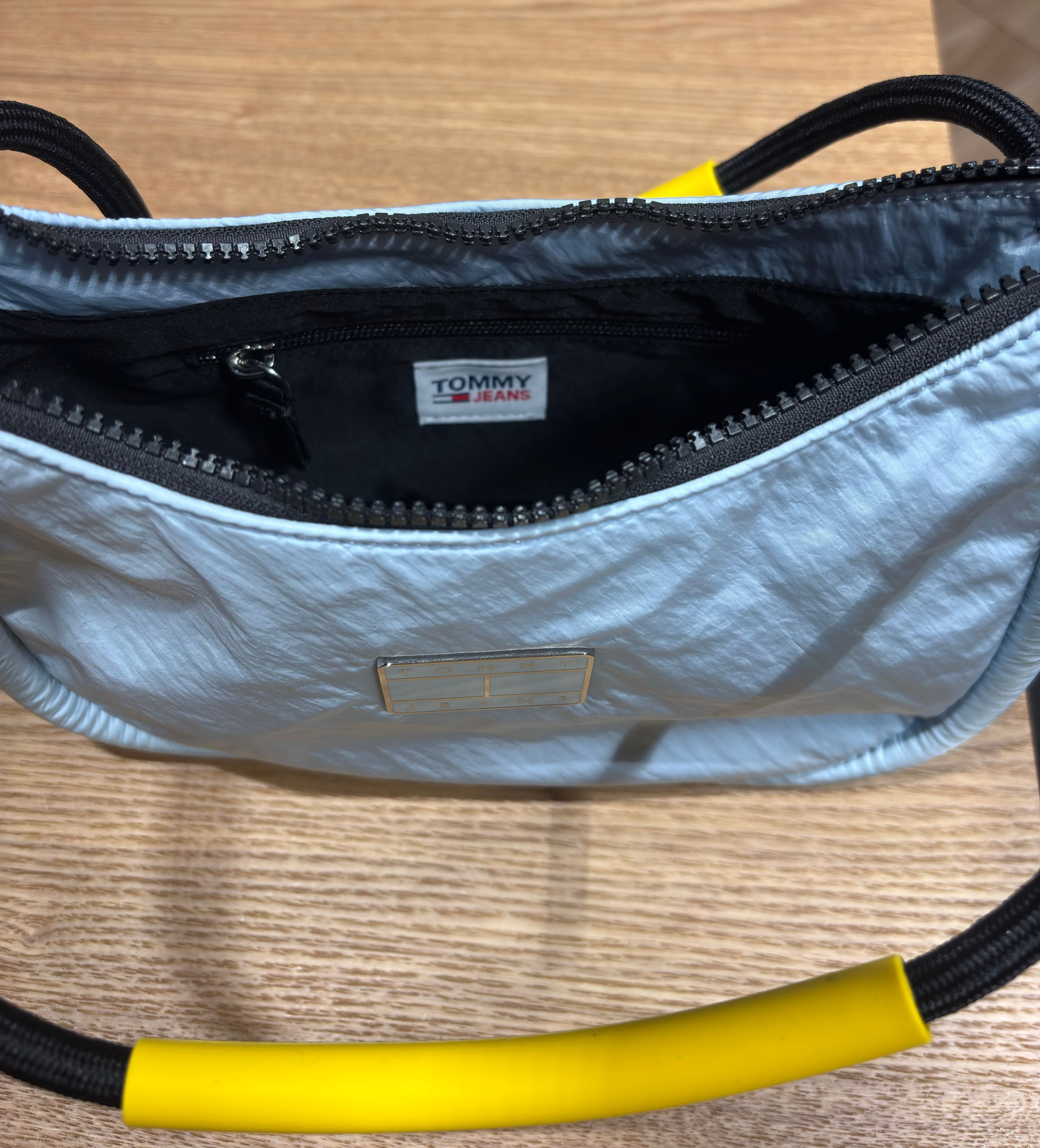 Tommy Jeans shoulder bag in light blue