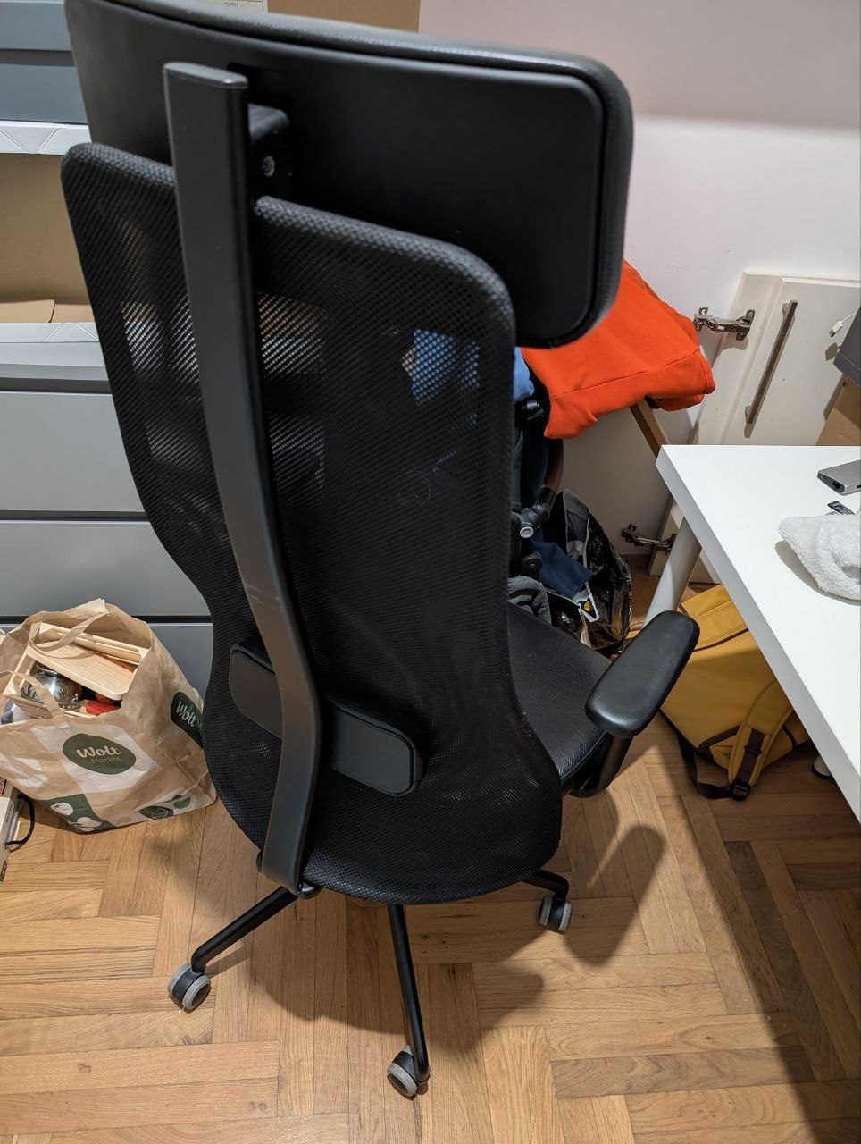 Кресло IKEA JÄRVFJÄLLET, натуральная кожа