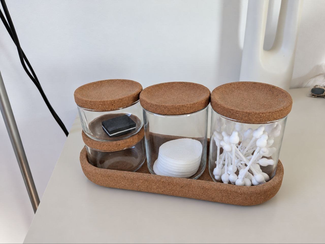 Баночки для хранения IKEA, с подставкой