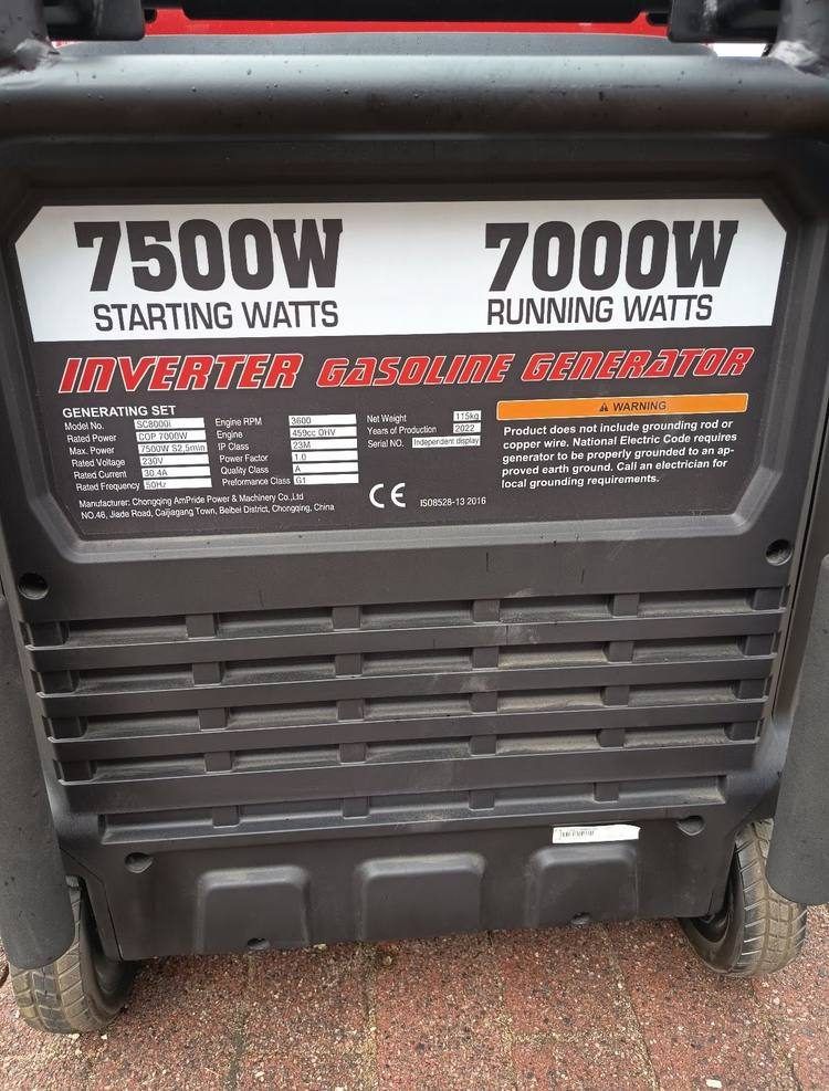 Генератор AiPower SC8000i, 7500W