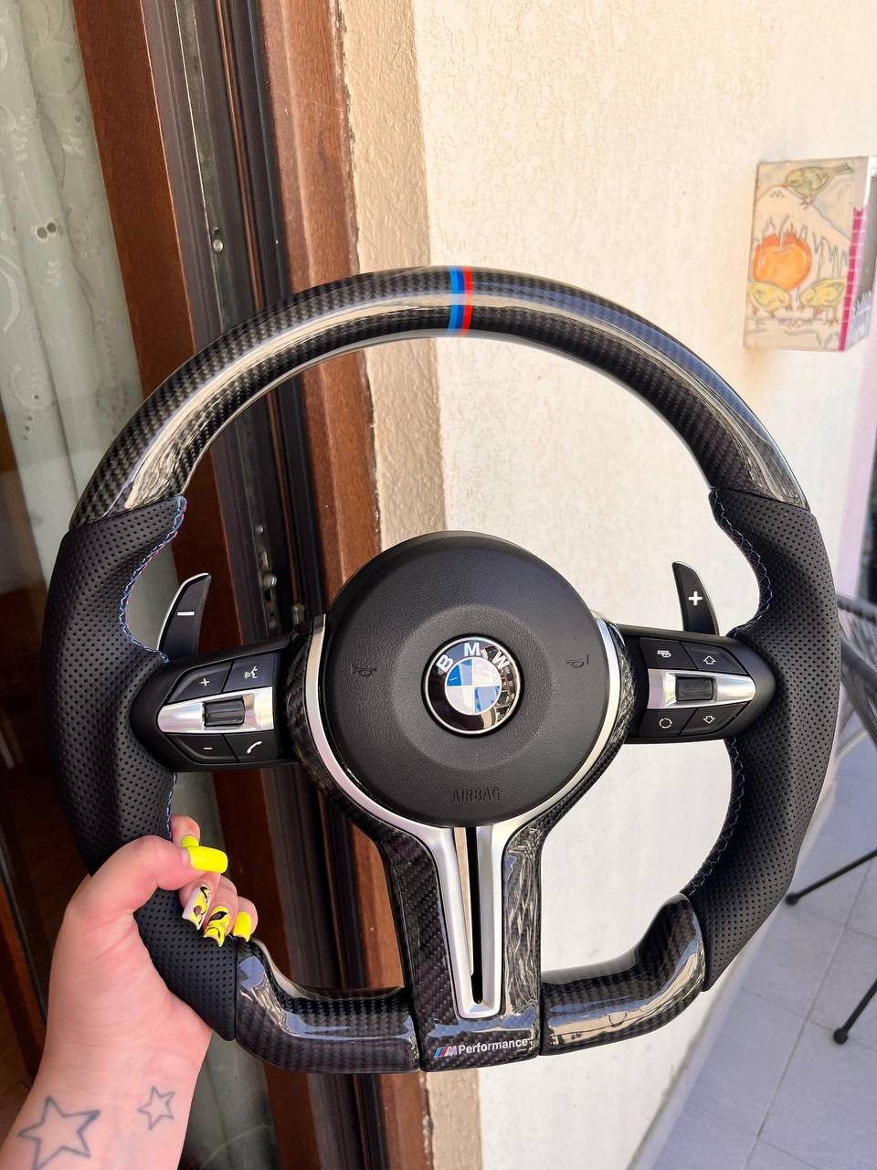 Руль BMW X5 e70, карбон