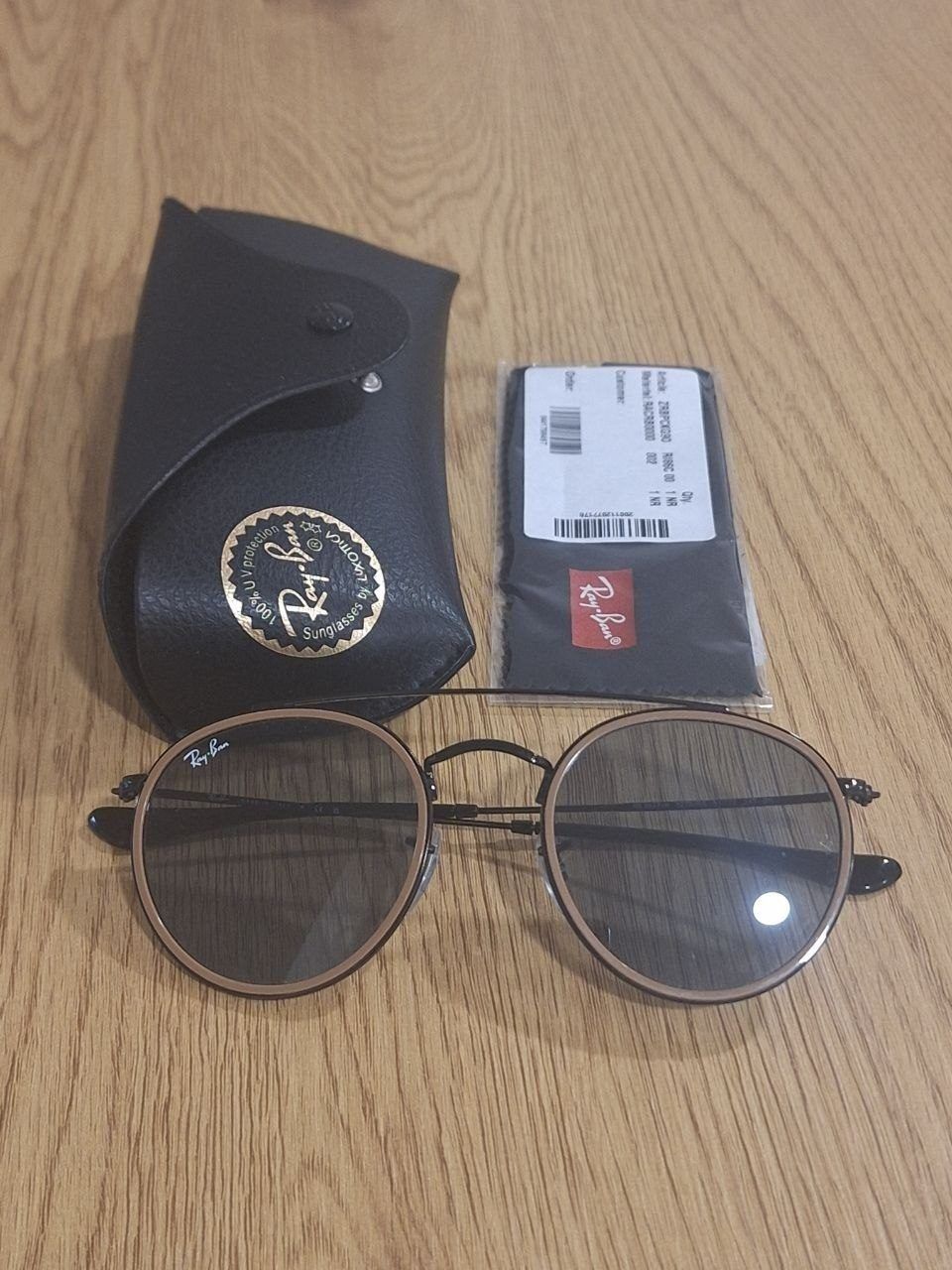 Солнечные очки Ray Ban 0RB3647N 9279R5 51, чёрная оправа