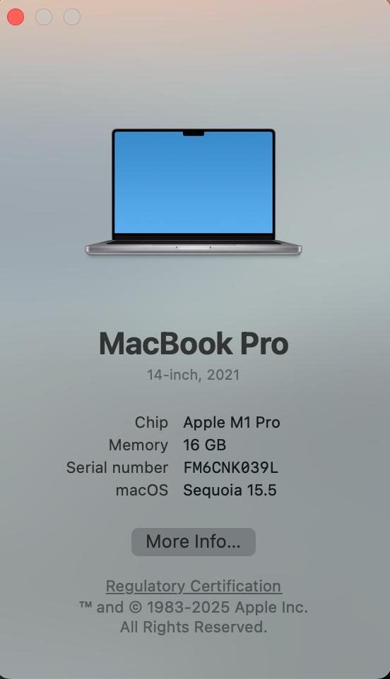 Ноутбук Apple MacBook Pro, 1 TB SSD