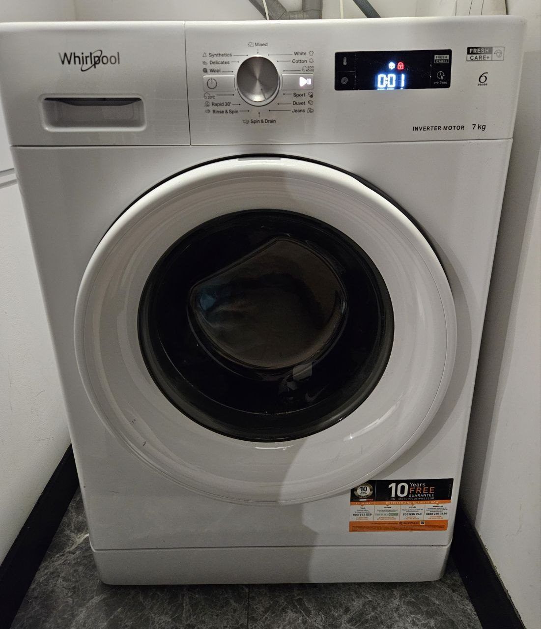 Стиральная машина Whirlpool, 7 кг