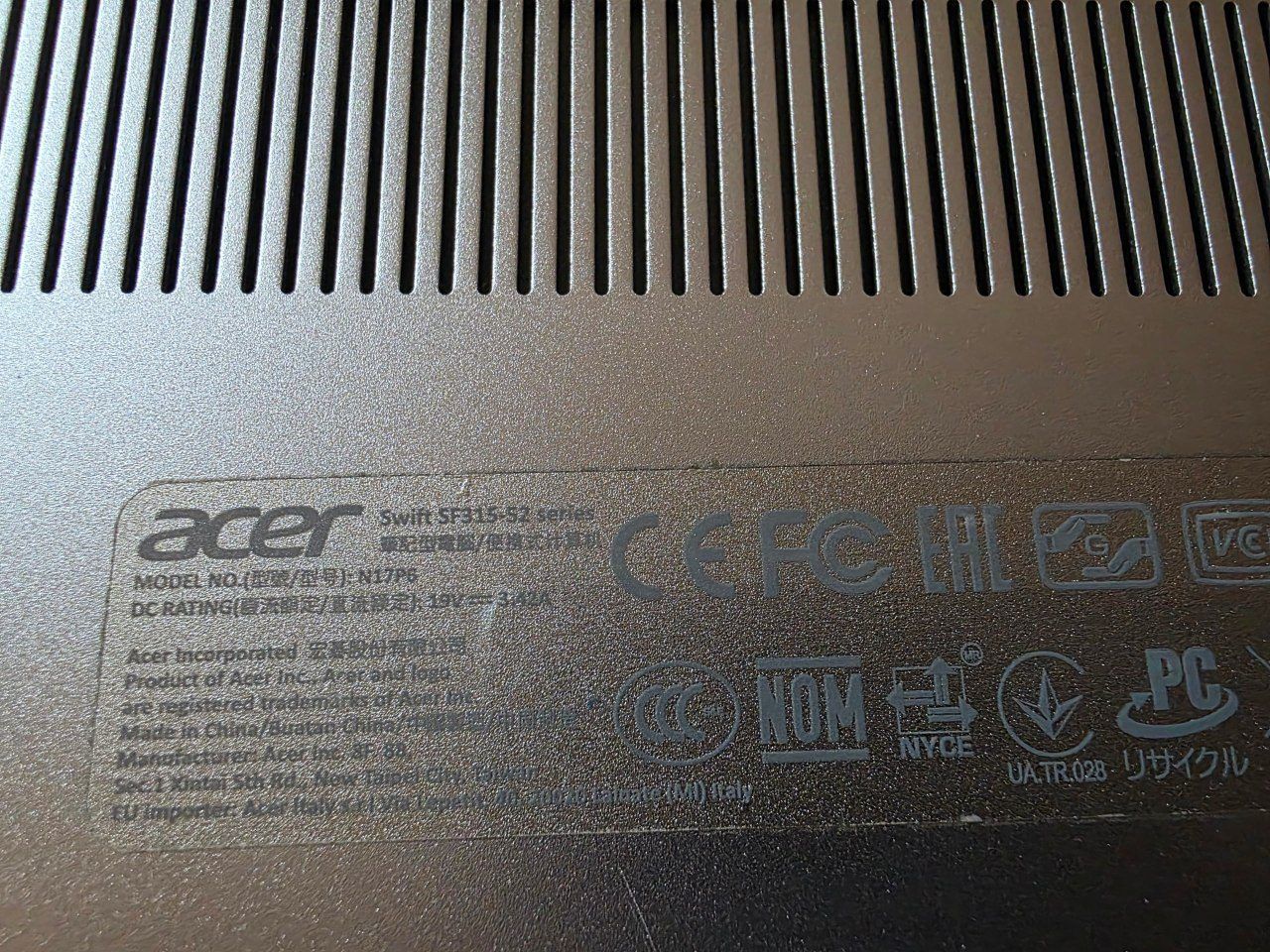 Ноутбук Acer Swift 3, 15.6"