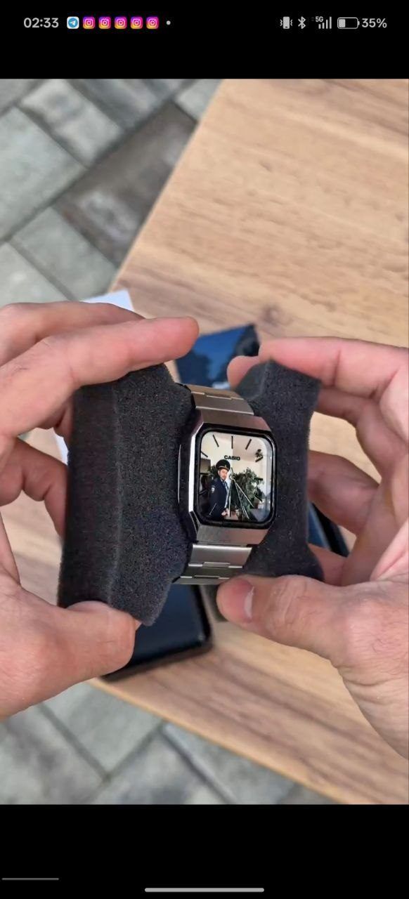 Часы Casio кастом с Пашей Техником, новые
