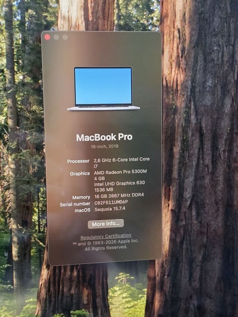 Ноутбук Apple MacBook Pro 16, 512 ГБ