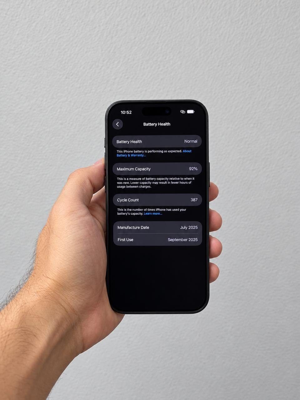 Смартфон Apple iPhone Air, 92%