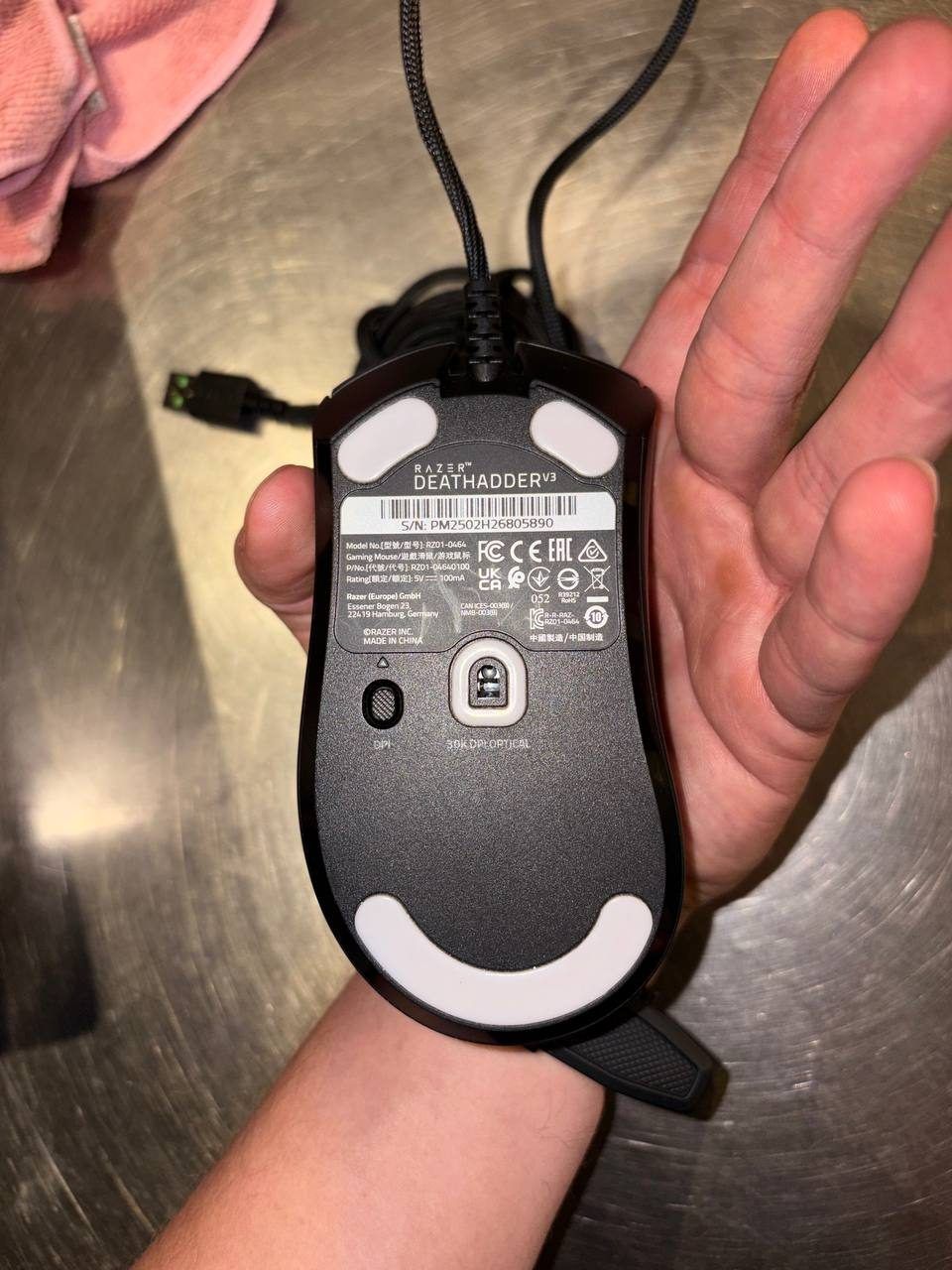 Игровая мышь Razer DeathAdder V3, проводная
