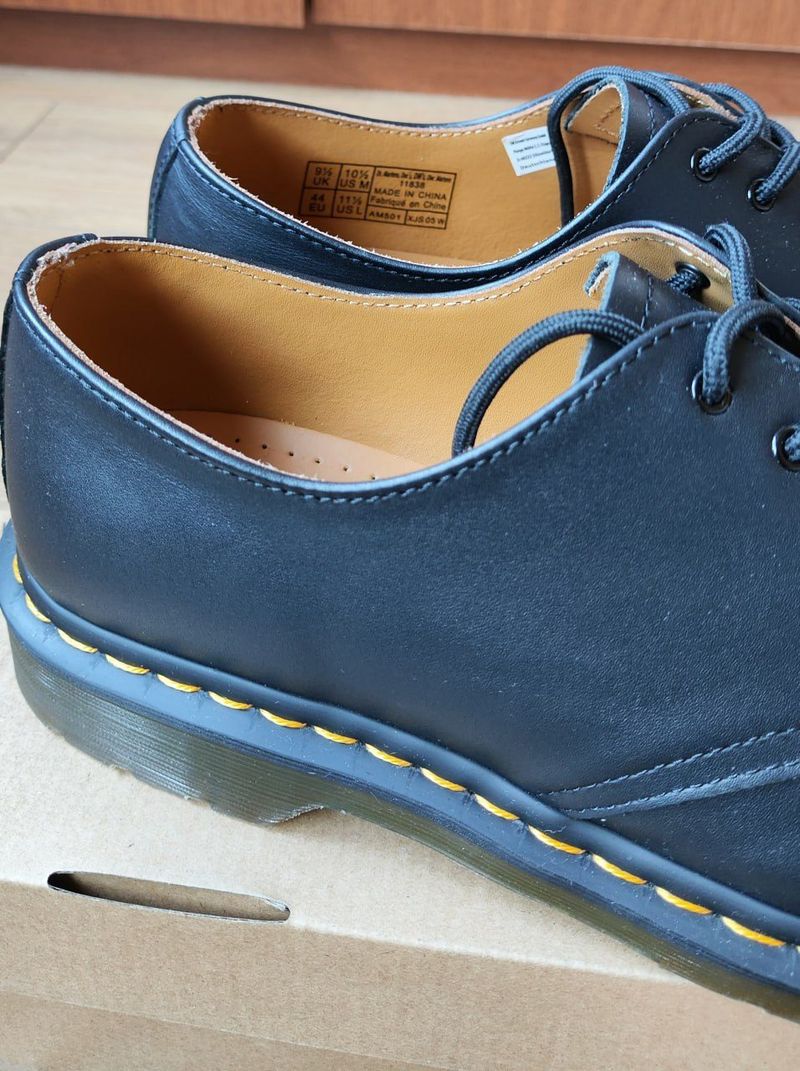 Туфли Dr. Martens 1461 Nappa Black, размер EU44