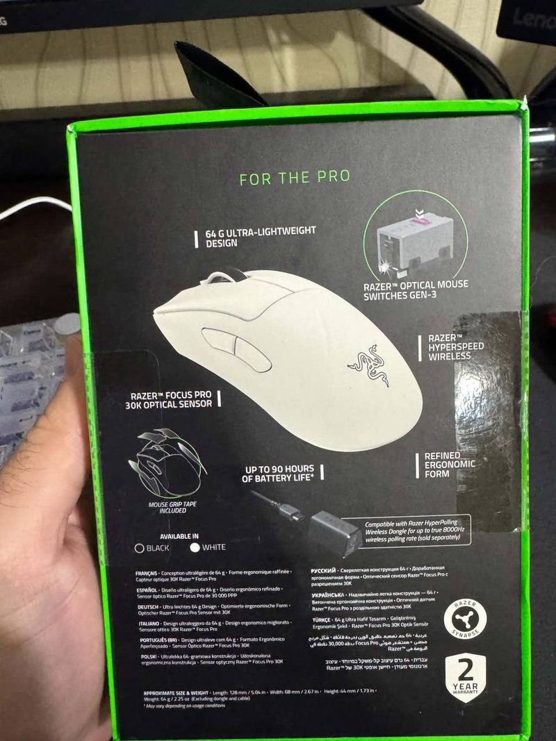 Мышь Razer Deathadder V3 pro