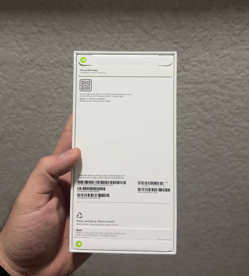 Смартфон Apple iPhone 18 Pro Max, 256 ГБ