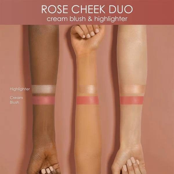 Румяна и хайлайтер Natasha Denona Rose Cheek Duo, новая