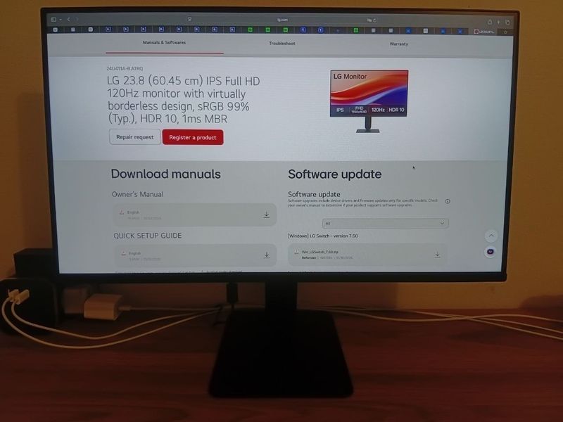 Монитор LG, 24 дюйма