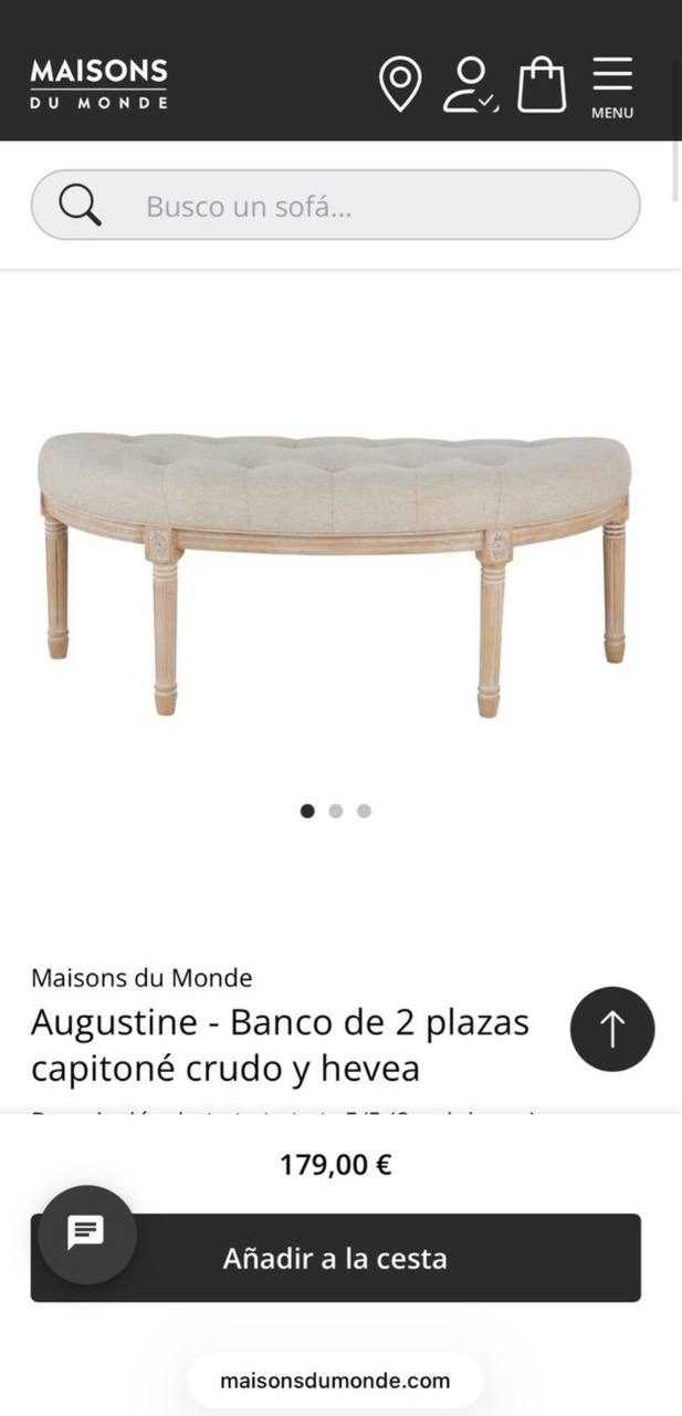 Скамейка Maison du monde, для спальни
