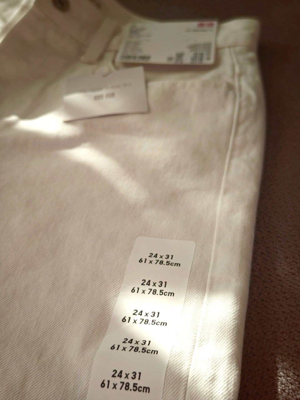 Джинсы UNIQLO x JW ANDERSON Straight Fit, размер 24 inch