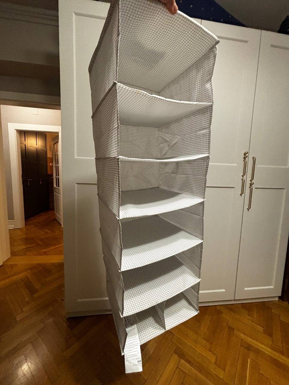 Текстильные полки для шкафа IKEA