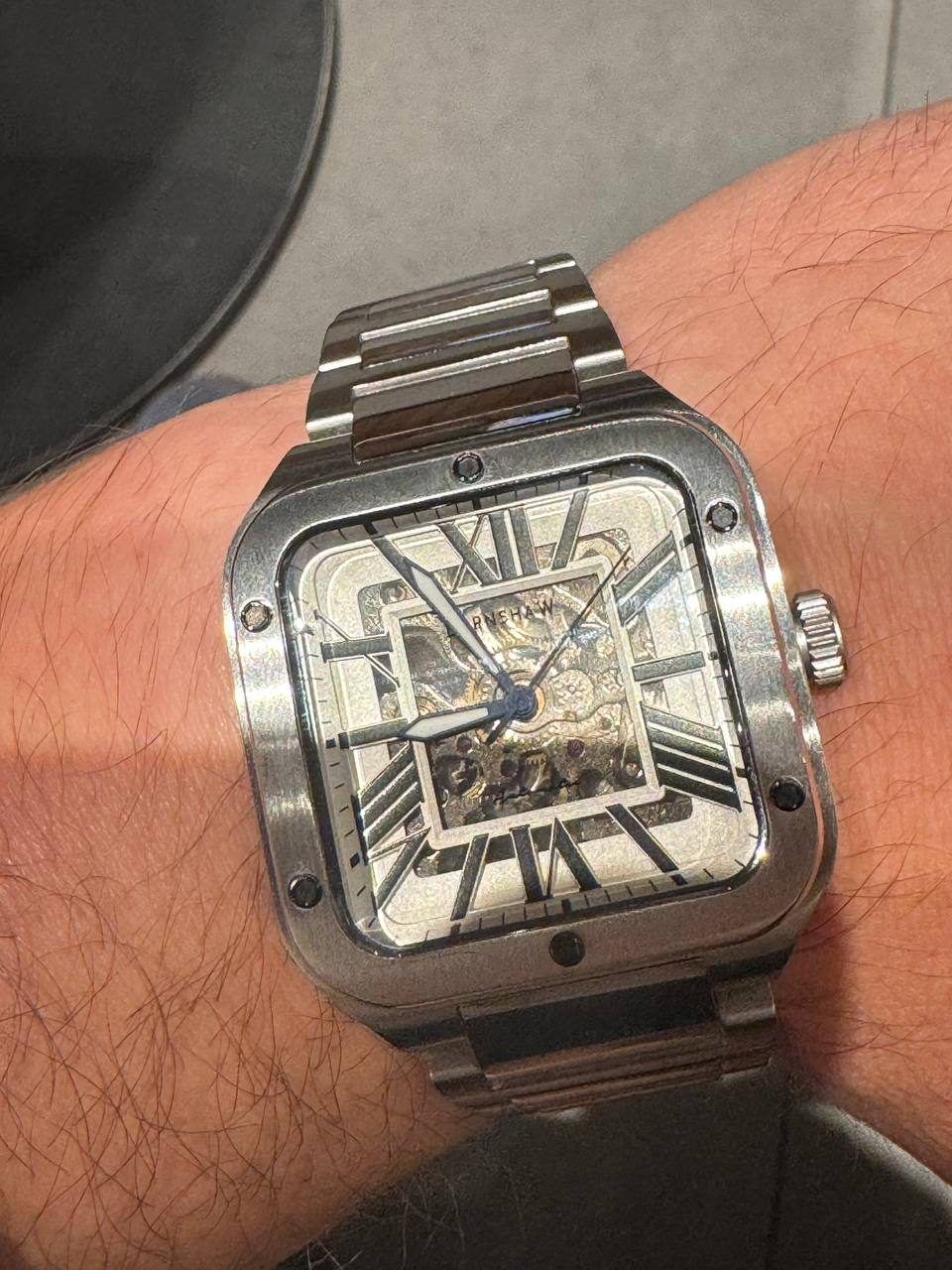 Часы Thomas Earnshaw Lennox Skeleton Automatic, 36.5мм