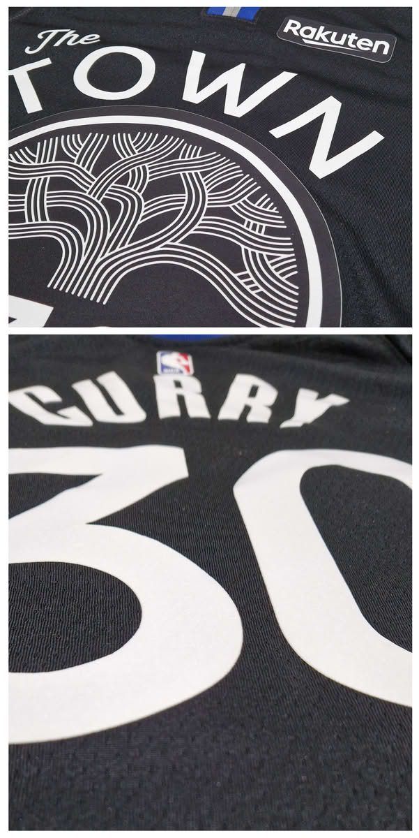 NBA Golden State Warriors GSW 30 Curry The Town City edition L