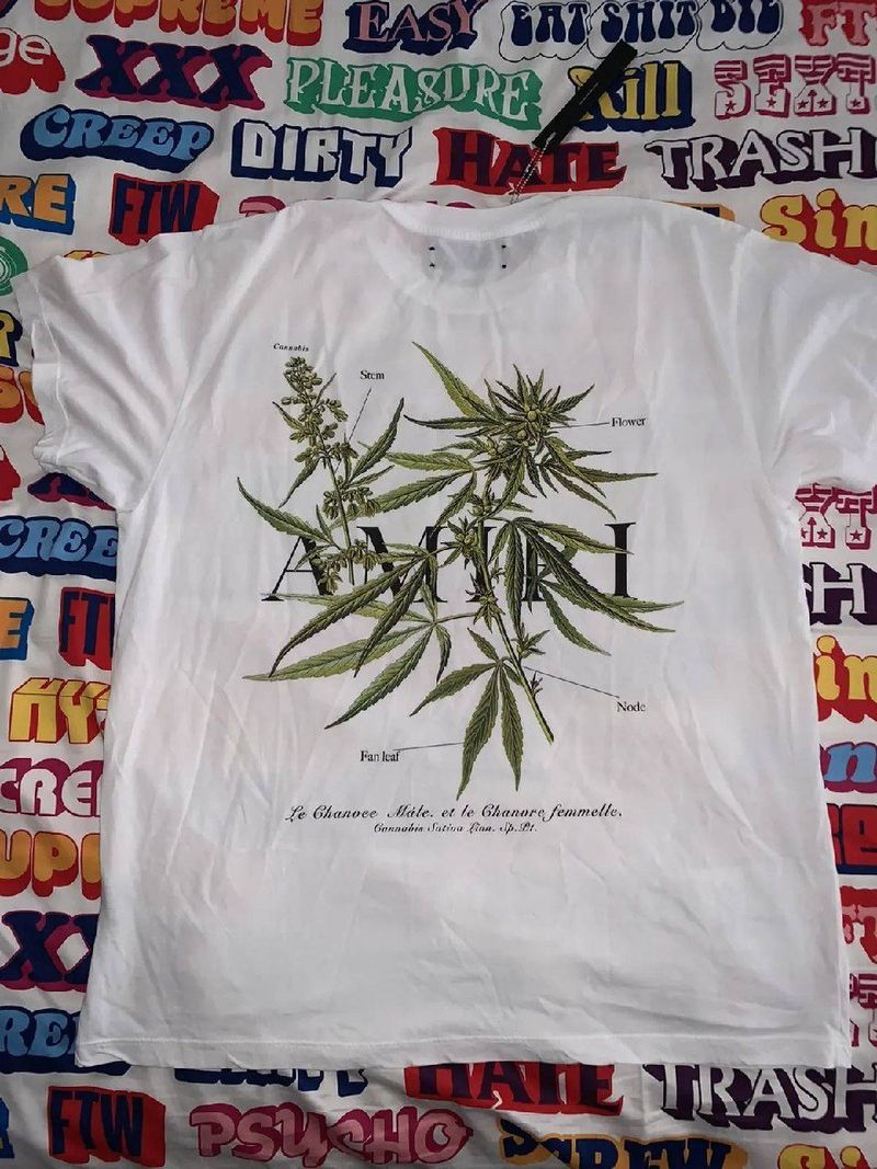 Футболка Amiri Cannabis, размер L