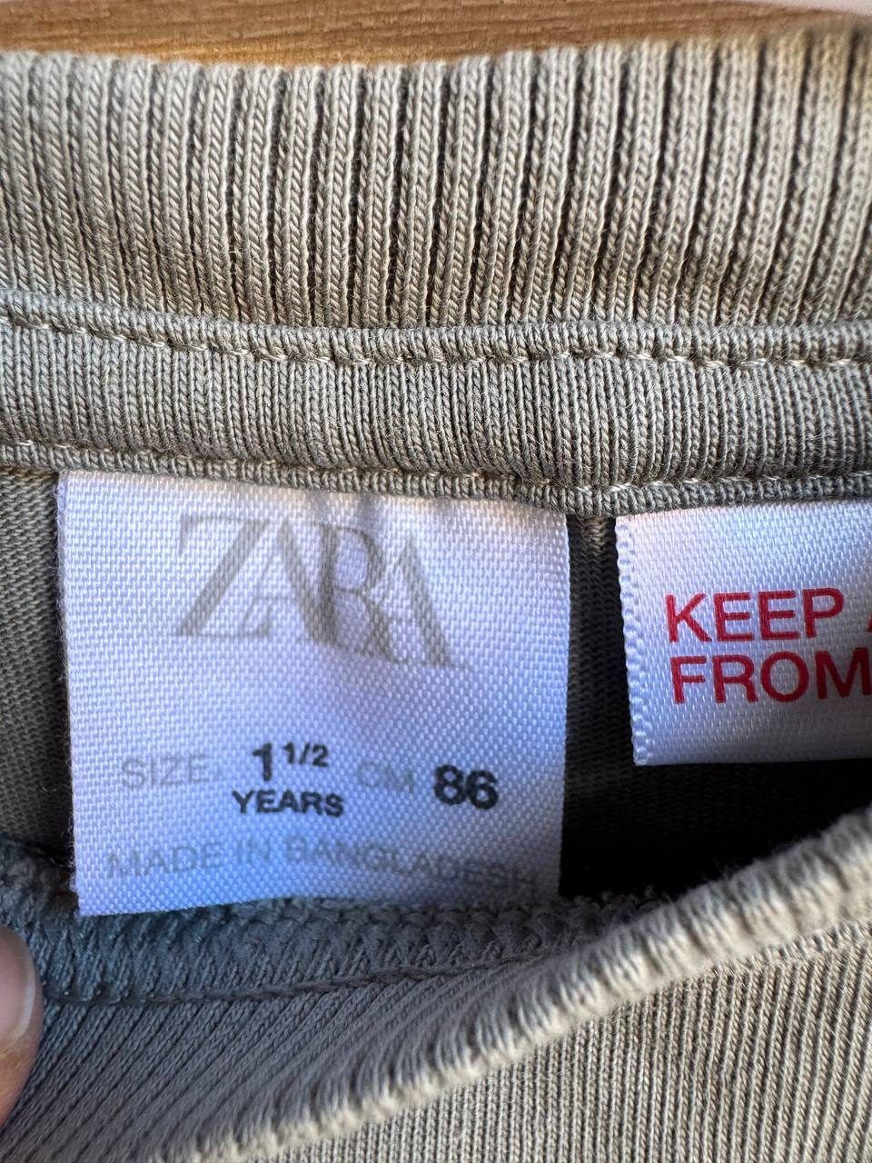 Лонгслив Zara, 12-18 месяцев