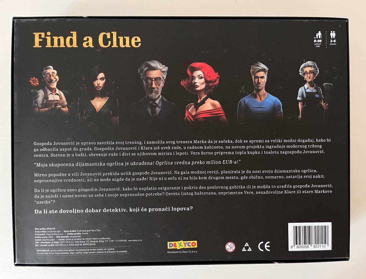 Настольная игра Find a Clue