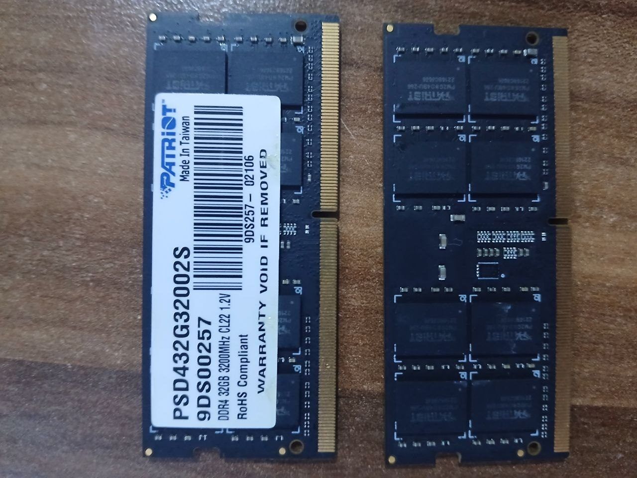 Оперативная память DDR4-3200, 32 Гб