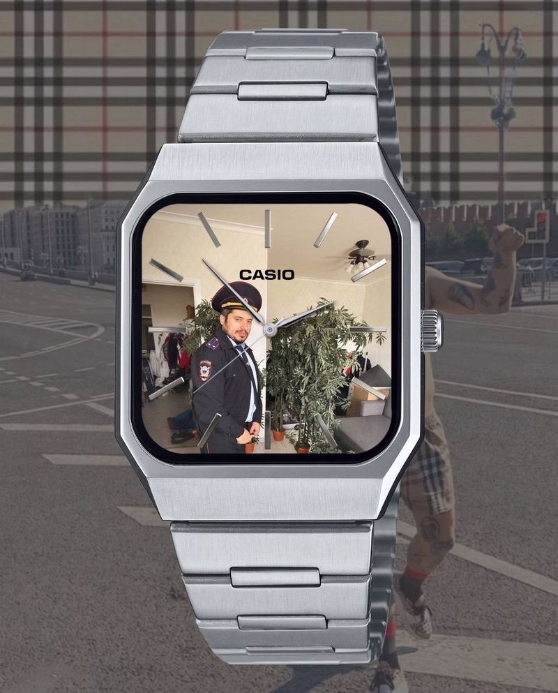 Часы Casio кастом с Пашей Техником, новые