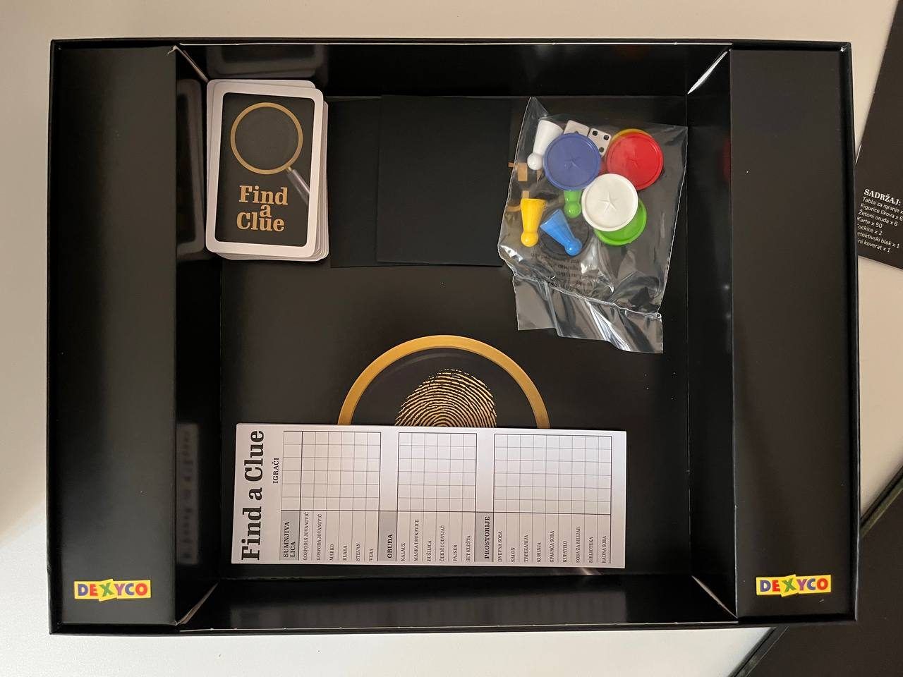 Настольная игра Find a Clue