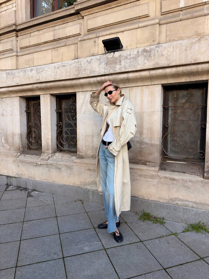 Тренч Zara, размер S