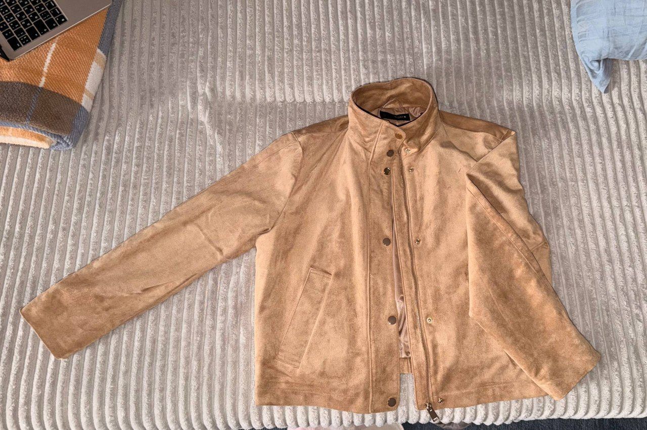 Замшевая куртка Zara, размер M
