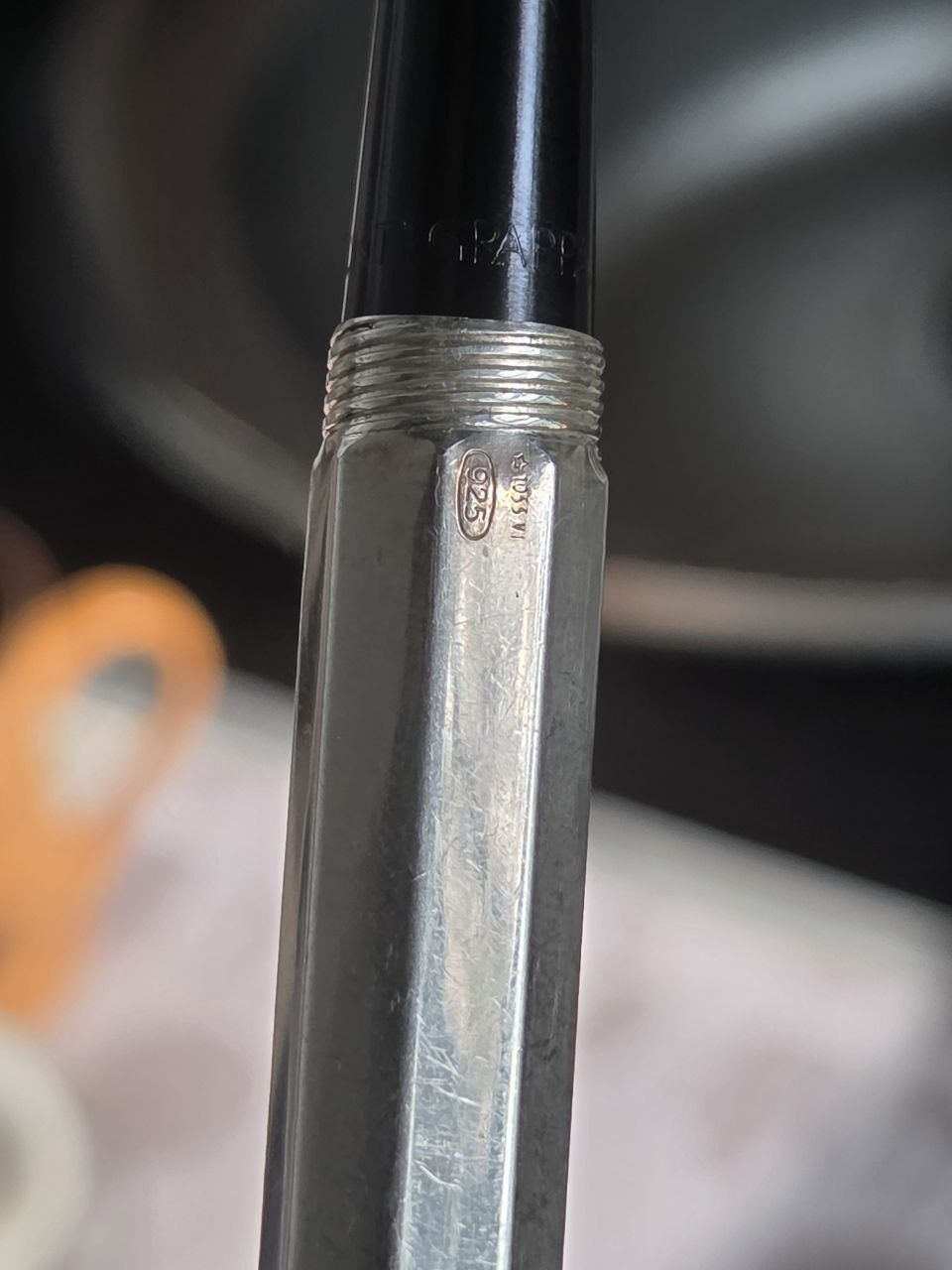 Перьевая ручка Montegrappa Reminiscence, серебряная с золотым пером