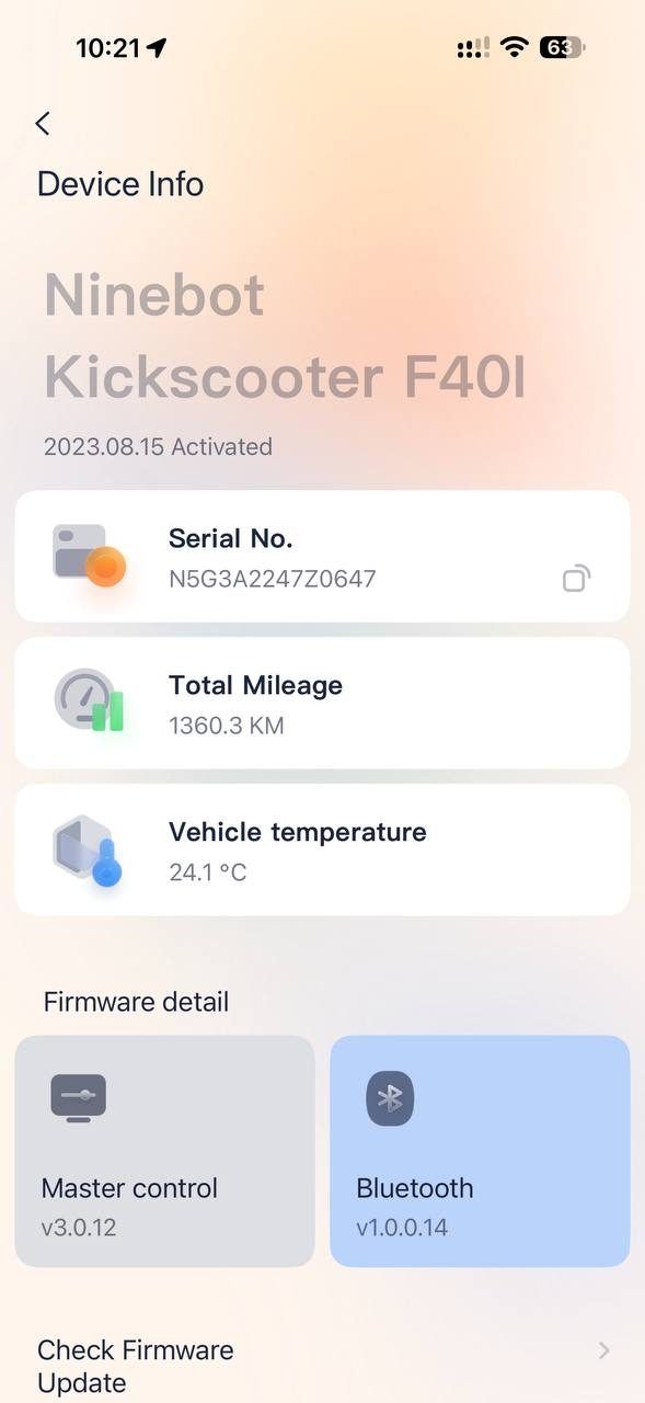 Электросамокат Segway Ninebot KickScooter F40I, 10200 mAh