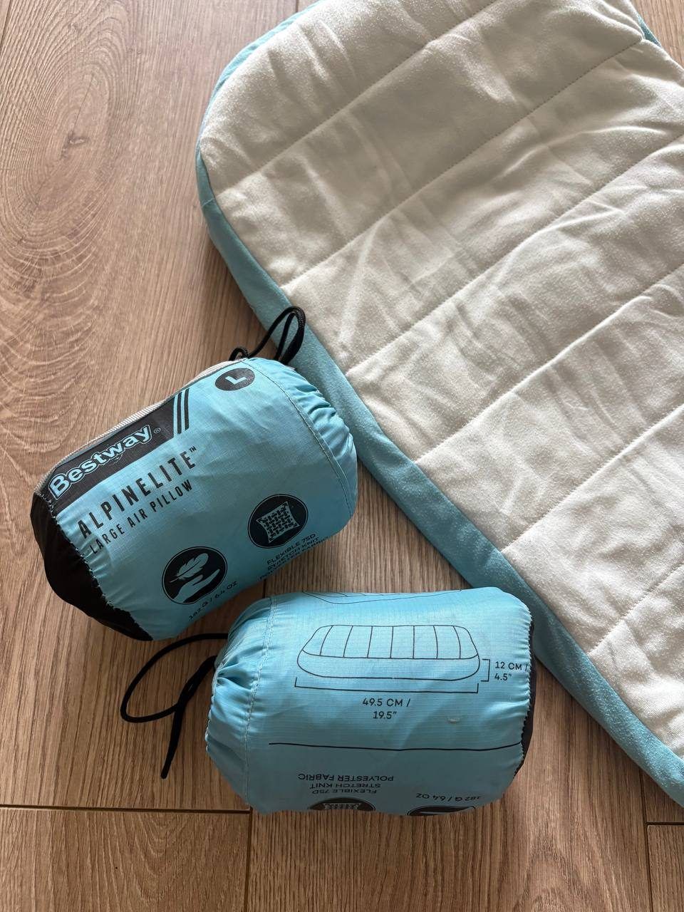 Надувная подушка Bestway Alpinelite Large Air Pillow