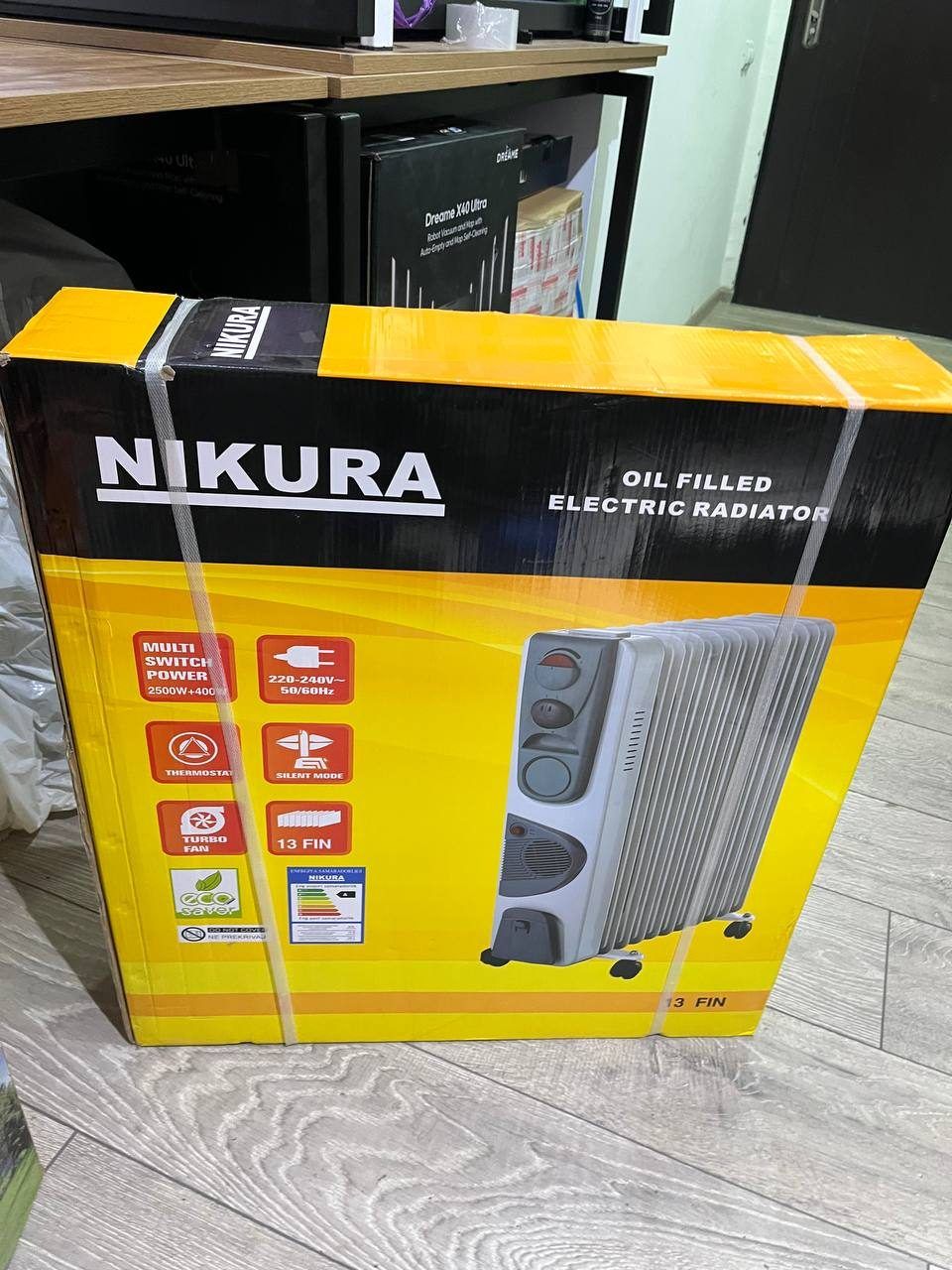 Масляный радиатор Nikura 13 секций, 2400W