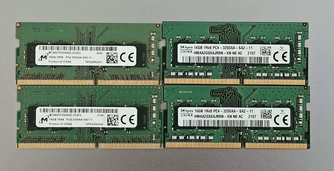 Ноутбук, ssd диск и оперативная память