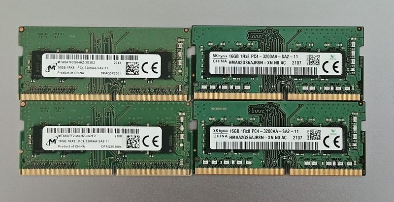 Ноутбук, ssd диск и оперативная память