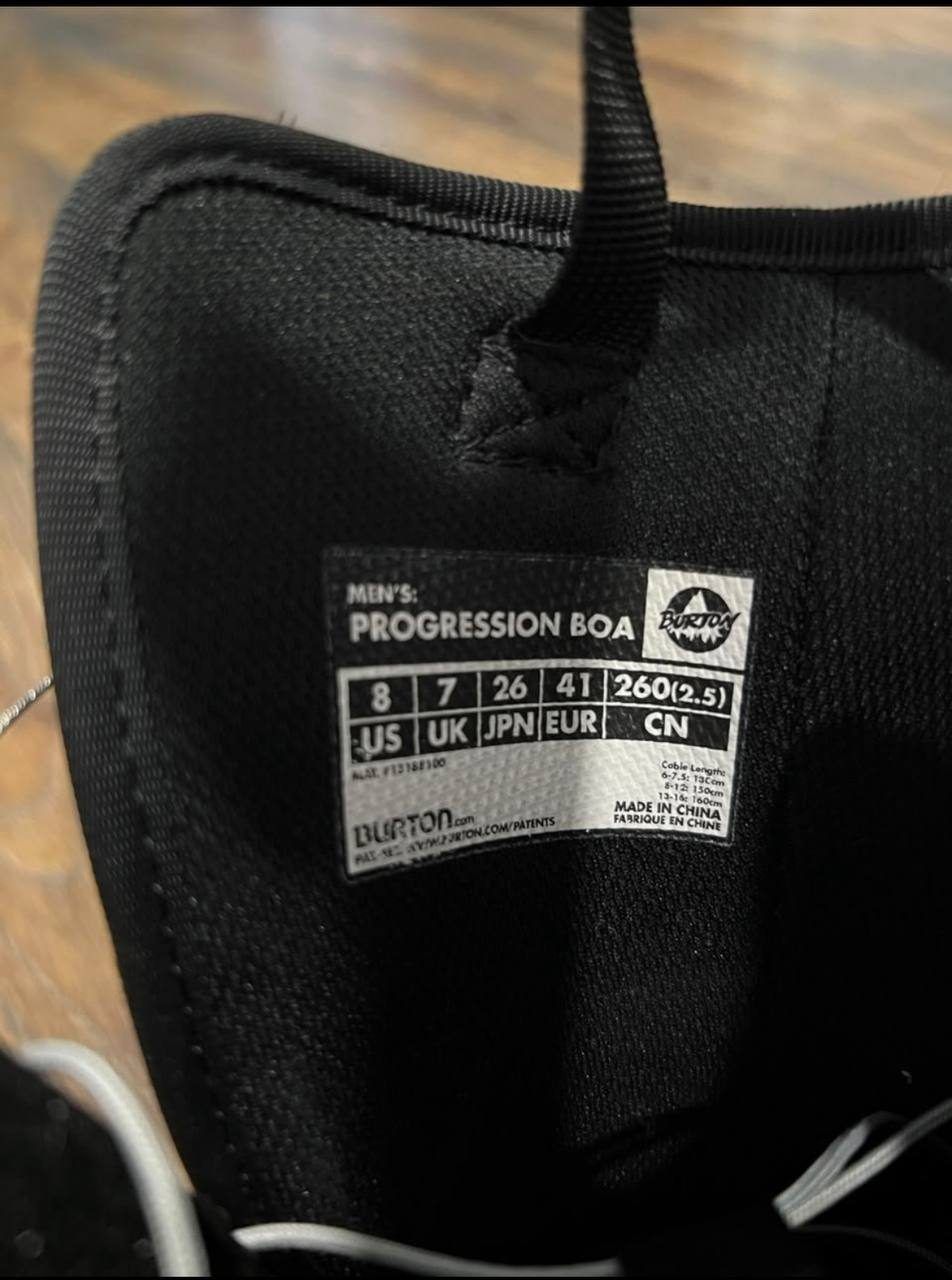 Ботинки для сноуборда Burton Progression BOA, размер 41
