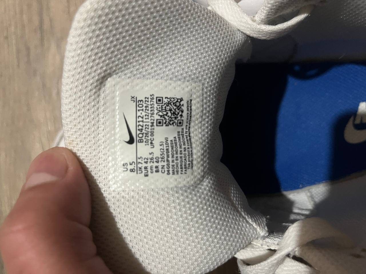 Кроссовки Nike BQ4212-103, размер 42
