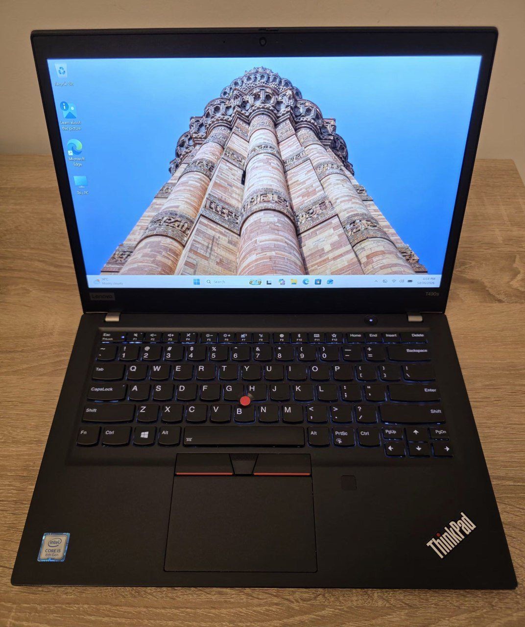 Ноутбук Lenovo ThinkPad T490s, 256 ГБ