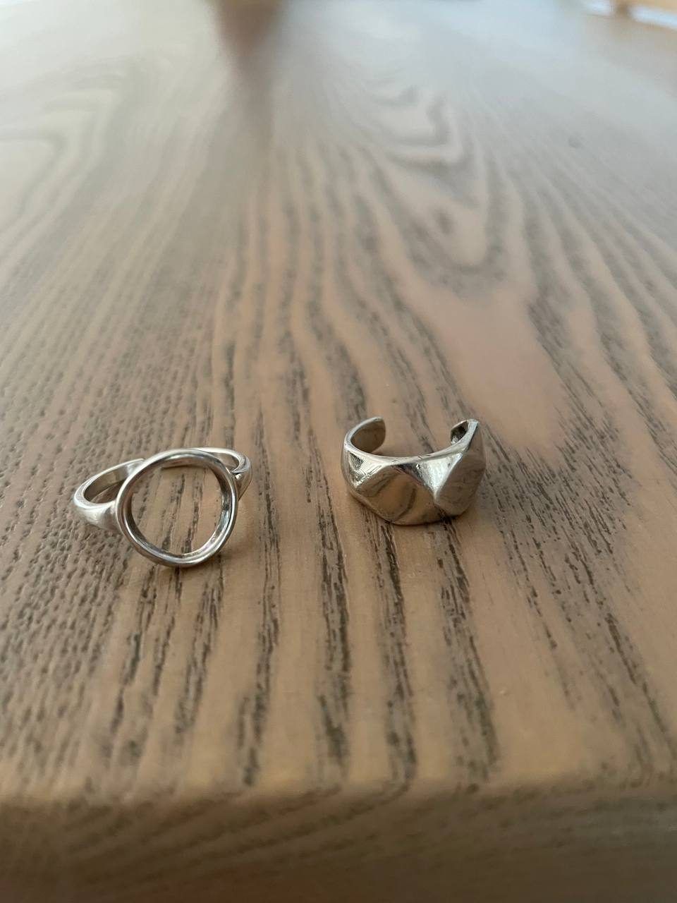 Серебряные колечки, безразмерные
