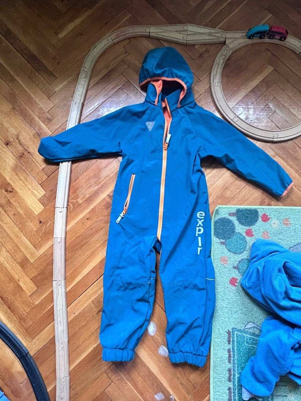 Комбинезон и флисовая поддева Softshell, размер 110