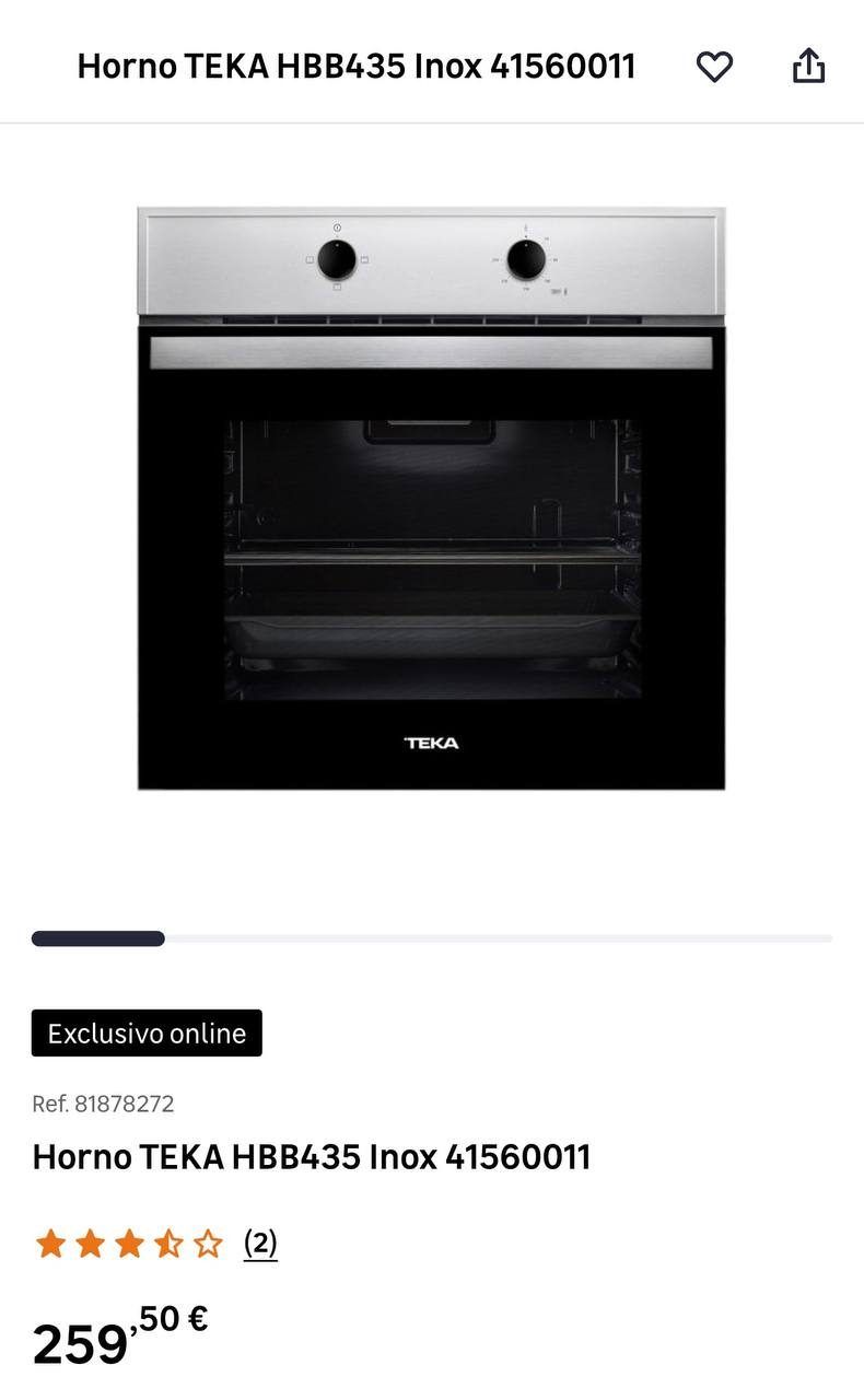 Духовка Teka HBB435 Inox