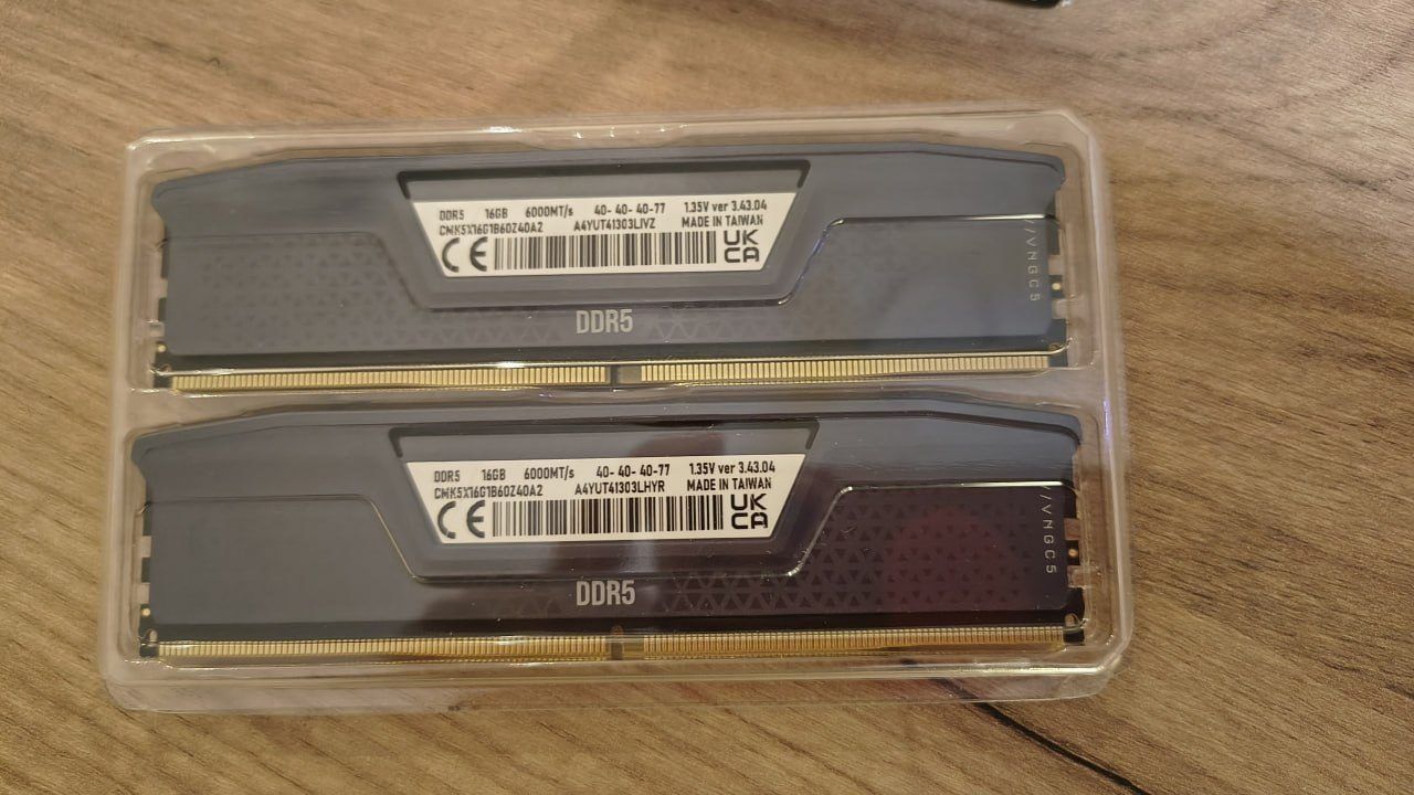 Оперативная память Corsair Vengeance DDR5, 32 ГБ