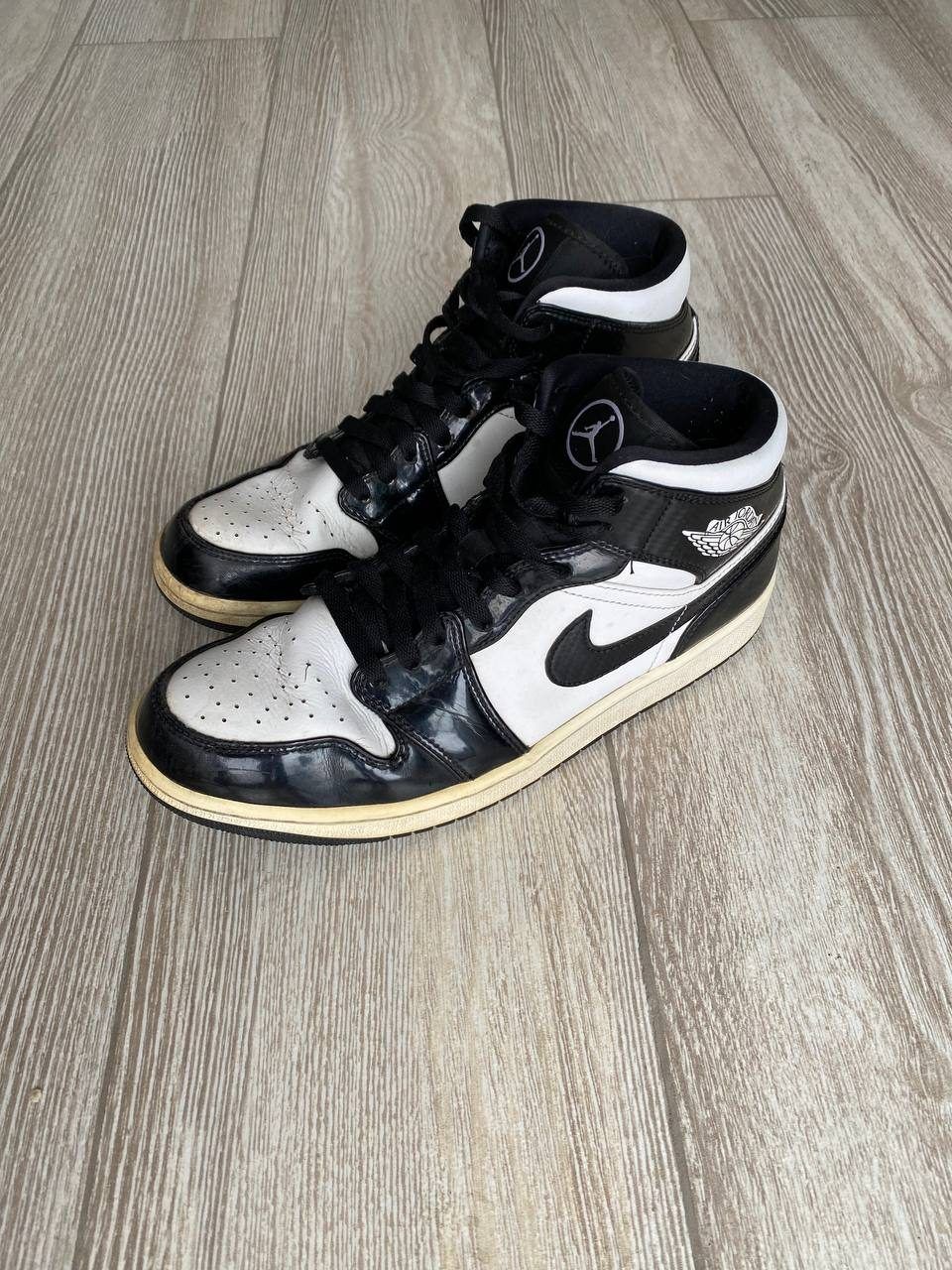 Кроссовки Nike Air Jordan 1 Mid Carbon Fiber, размер 44